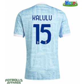 Juventus Pierre Kalulu #15 Bortatröja 2025-26 Kortärmad
